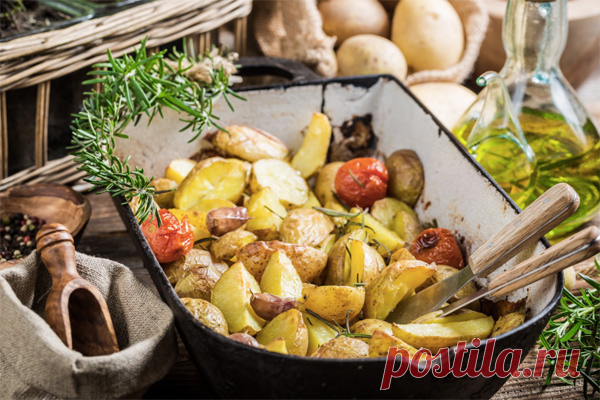 Лучший картофель в духовке, который вы когда-либо пробовали