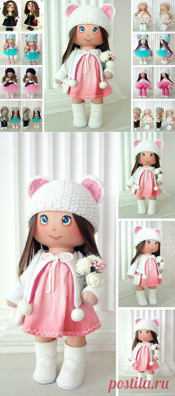 Christmas Baby Room Handmade Doll Love Winter Doll Poupée