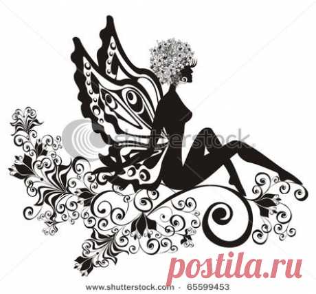 Трафареты,узоры,векторные иллюстрации для росписи и как идеи для декора.Часть 5 -&quot;девушки&quot;