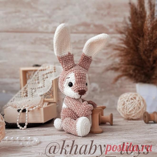 Зайка. Описание вязания.
Автор: khaby_toys