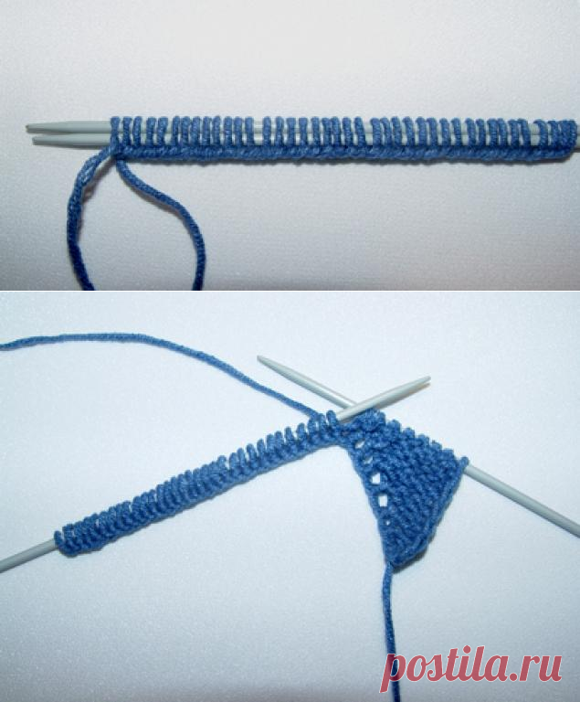 Вязаное пальто