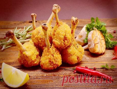 Ложные куриные ножки и стрипсы в панировке - видео &amp;raquo; Женский Мир