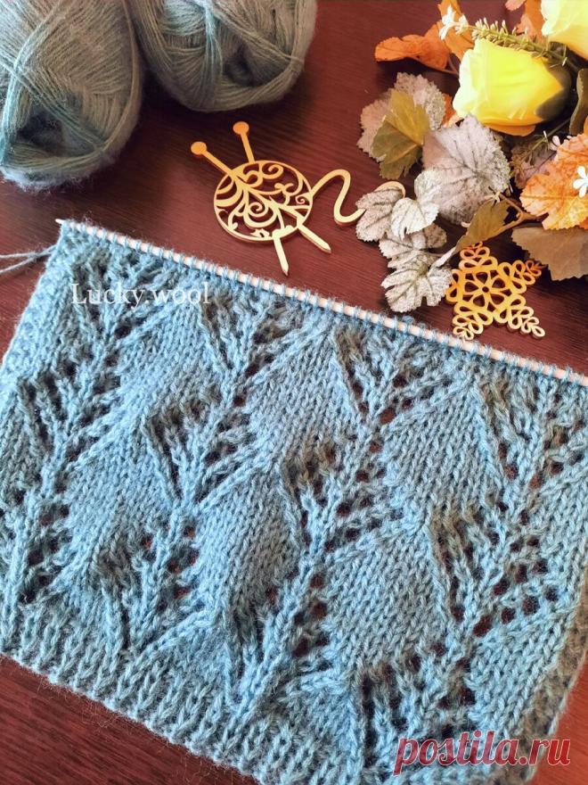 Узор спицами 