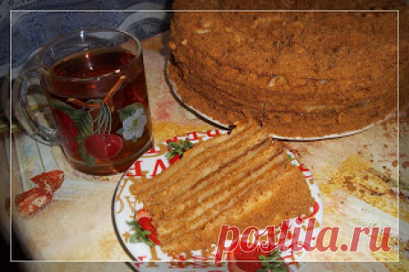 Yummy Blog: Торт "Медовик" с заварным кремом