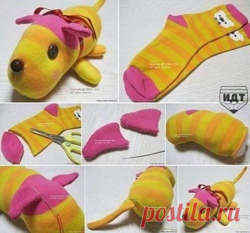 МК "Собачка из носка"