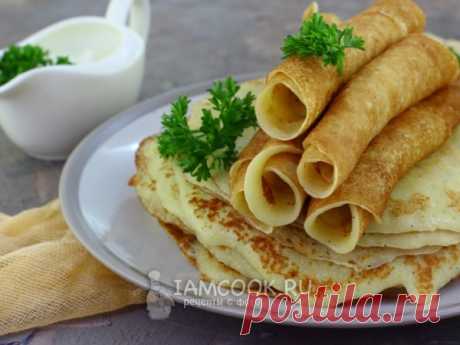 Тонкие картофельные блины