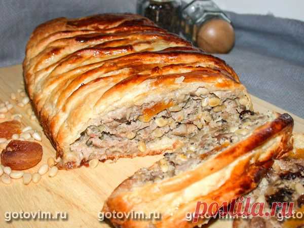 Мясной рулет в тесте Готовим.РУ