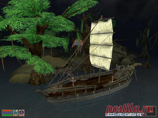 «Теневые доки» Хла Оуд (Shadow Docks).	
Главная пристань контрабандистов Вварденфелла. У причала Гритвейк, корабль Велфреда Изгоя, самого успешного в этом нелегальном бизнесе. В команде одни норды, все отборные проходимцы.