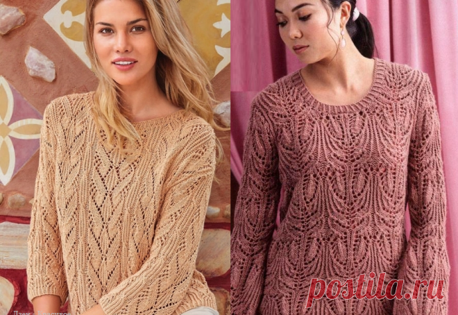 Шикарные модели спицами со схемами и описанием | Красивое и интересное вязание | Яндекс Дзен