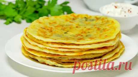 Из 1 стакана минералки готовлю целую гору ЛЕПЕШЕК - Вкусные рецепты - 13 декабря - 43414581293 - Медиаплатформа МирТесен