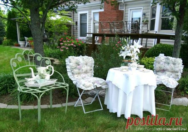 Уютные садовые уголки.