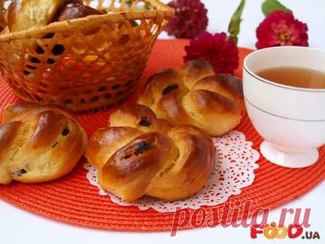 Венские булочки с изюмом.