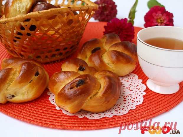 Венские булочки с изюмом.
