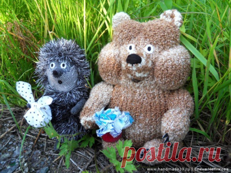 Вязаная игрушка Медвежонок в тумане – HandMade39.ru Вязаная игрушка Медвежонок в тумане - мастер-класс. Вязаный Ёжик в тумане. Вязаные герои мультфильмов. Вязаные игрушки авторская работа заказать, купить.