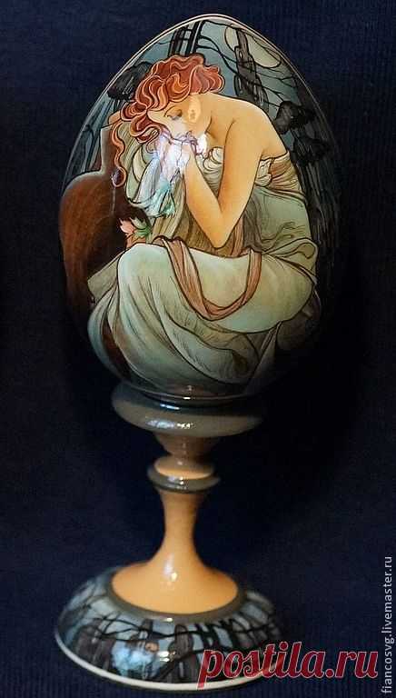 Яйцо в стиле Альфонс Муха – купить в интернет-магазине на Ярмарке Мастеров с доставкой