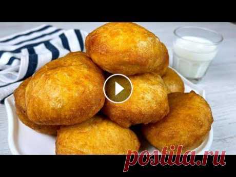 Вместо ПИРОЖКОВ. Всего одна КАРТОШКА! Пышки или пончики на сковороде,вкусно и просто Беру всего одну картошку и еще немного простых продуктов,готовлю пышки или пончики вместо пирожков на сковороде. Готовить их просто,а получаются мягки...