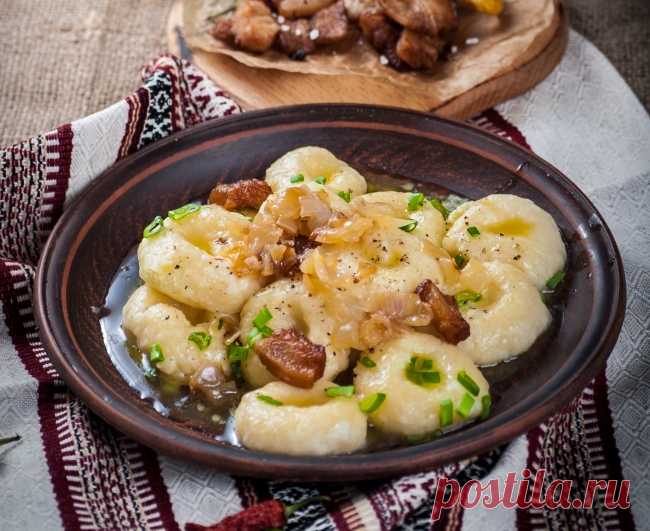 Необычные картофельные галушки