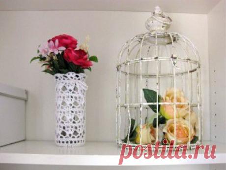 Как обвязать крючком баночку, бутылку. | Рукоделие и хобби. Видео, фото: как сделать, сшить, связать своими руками