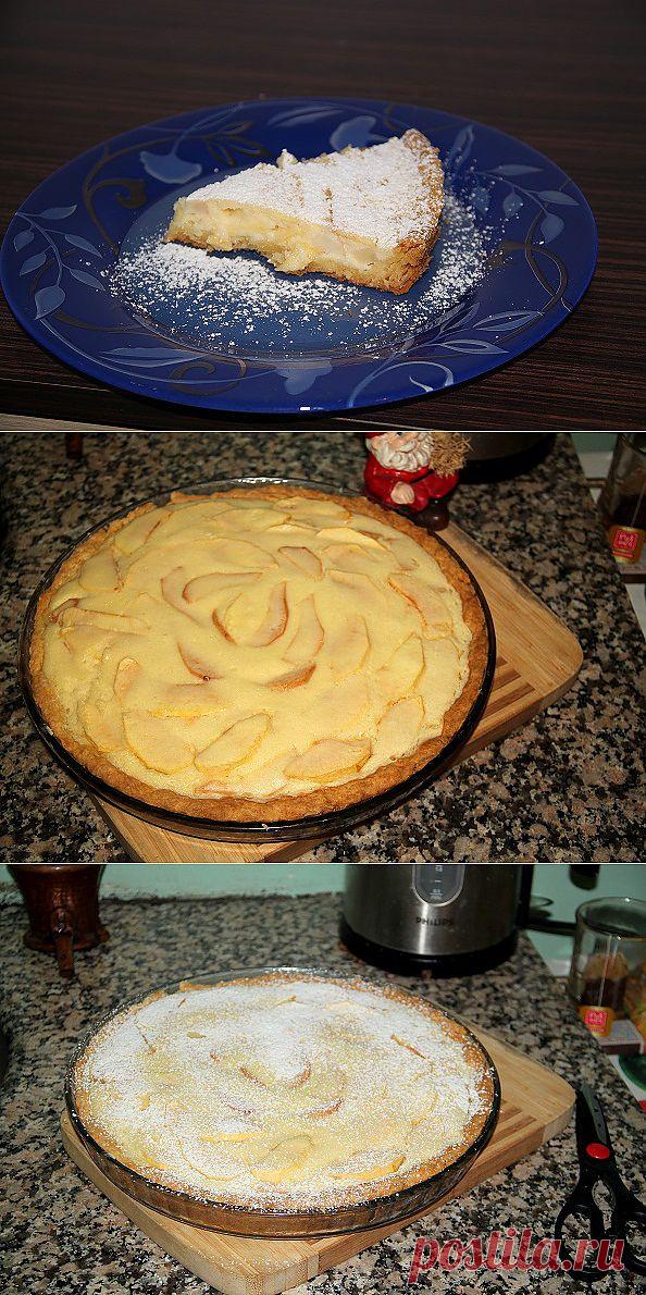 (+1) - Песочный фруктовый пирог с заварным кремом | ВКУСНО ПОЕДИМ!