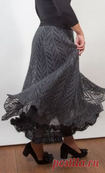 Raven Tail Skirt by Lena Rodina