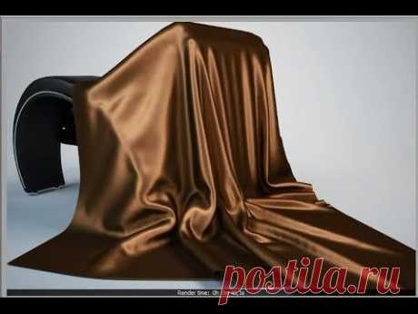 3d max. Уроки 3ds Max. Vray материалы. Создание хлопка и шелка. Проект Ивана Никитина