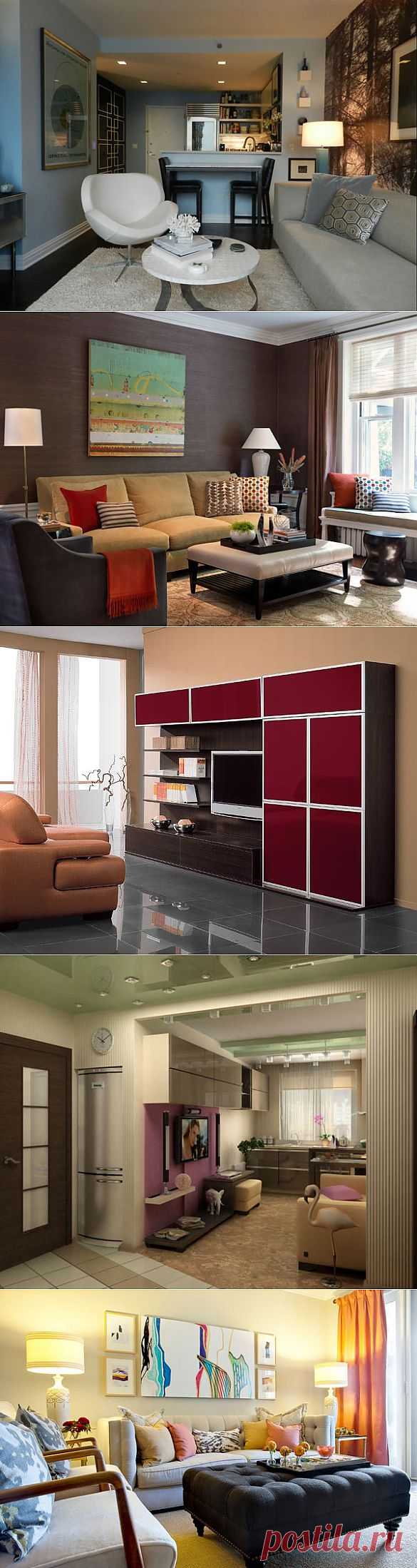 (+1) - Комната скромных размеров: дизайн гостиной в хрущевке | Интерьер и Дизайн