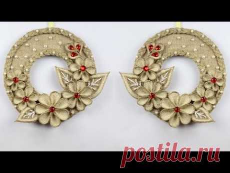 how to make jute wall hanging | handmade wall hanging jute | decorate your home with jute