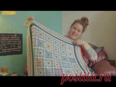 TERRAZZO AFGHAN - MOSAIC CROCHET TUTORIAL