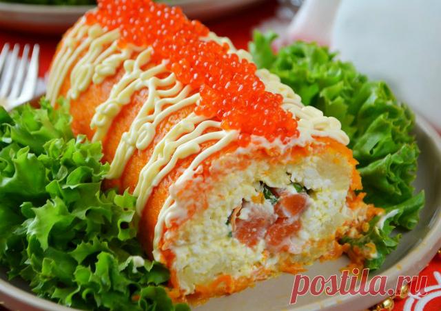 Салат-рулет 