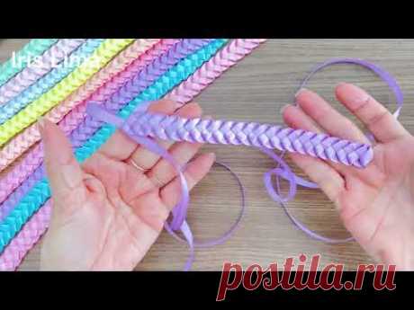 Como Fazer Tiara Trançada Para RN - Tutorial Com Iris Lima - YouTube