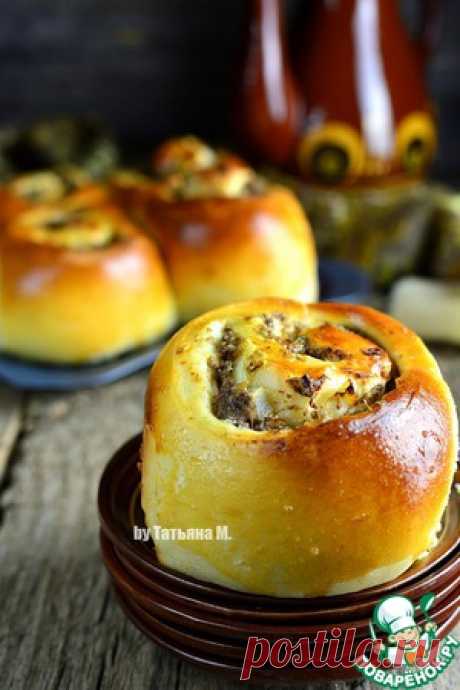 Сытный разборный пирог с начинкой - кулинарный рецепт
