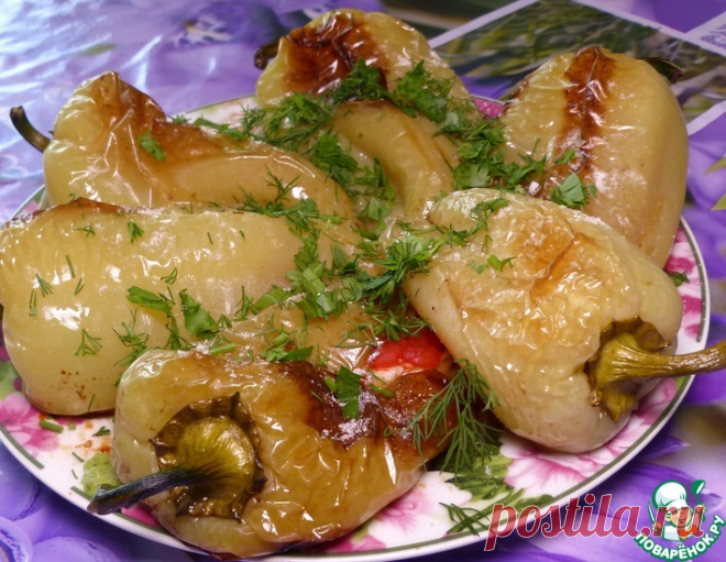 Запеченный перец – кулинарный рецепт