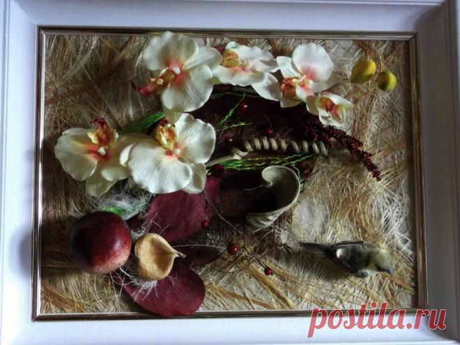 Мастер-класс по флористическому коллажу