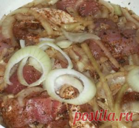 Шашлык из свинины в пакете