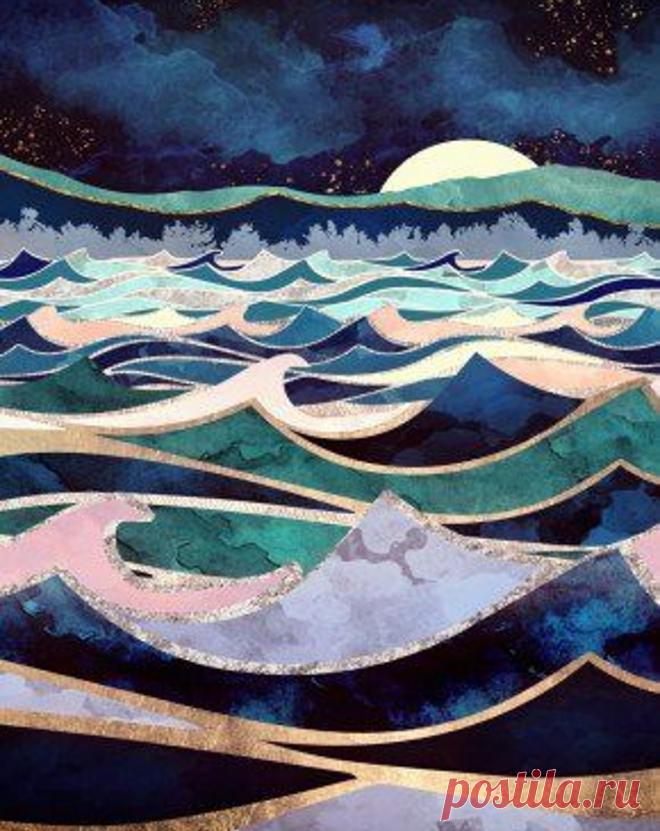 marylusantillan19 - Untitled - Moonlit Ocean