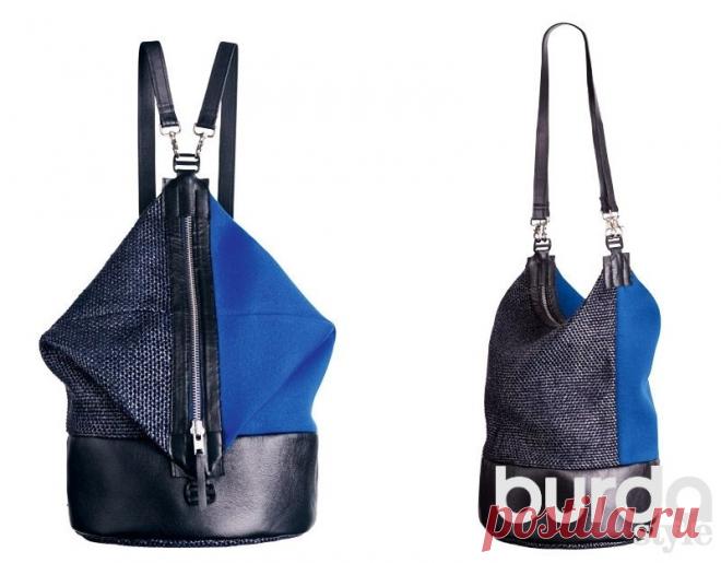 Сумка-трансформер своими руками: новый хит / Мастер-классы / Burdastyle