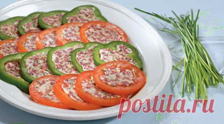 Медальоны из перцев и помидоров. Пошаговый рецепт с фото на Gastronom.ru