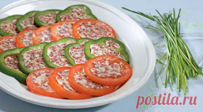 Медальоны из перцев и помидоров. Пошаговый рецепт с фото на Gastronom.ru