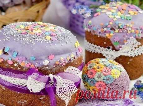 КАК СДЕЛАТЬ ПОМАДКУ И ГЛАЗУРЬ ДЛЯ КУЛИЧЕЙ