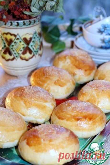 Ванильные булочки со сливочными конфетами - кулинарный рецепт