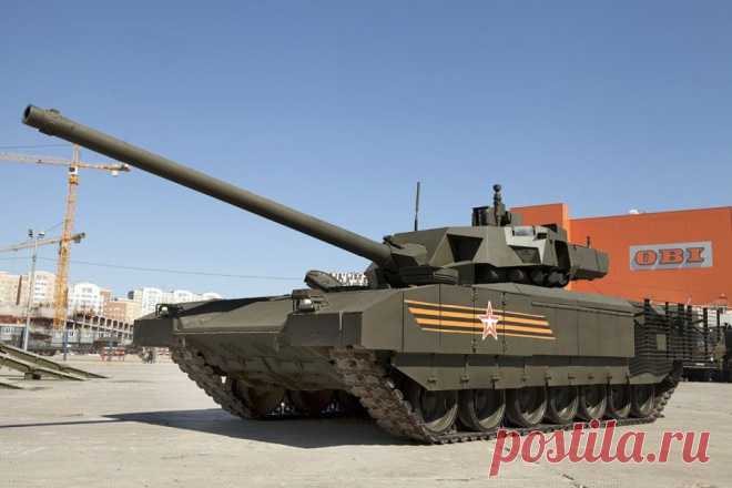 Обнародовано видео стрельбы из танка «Армата»