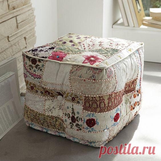 Пуфы своими руками - мягкие, круглые , квадратные, на ножках и без них. Идеи декора! | Юлия Жданова | Яндекс Дзен