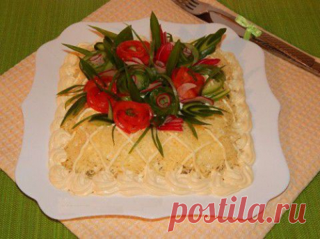 Салат из курицы и сыра | Отличный вкус