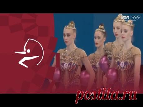 Сборная России. Художественная гимнастика (жен). Групповое многоборье. Финал. Мяч. Олимпиада-2020
