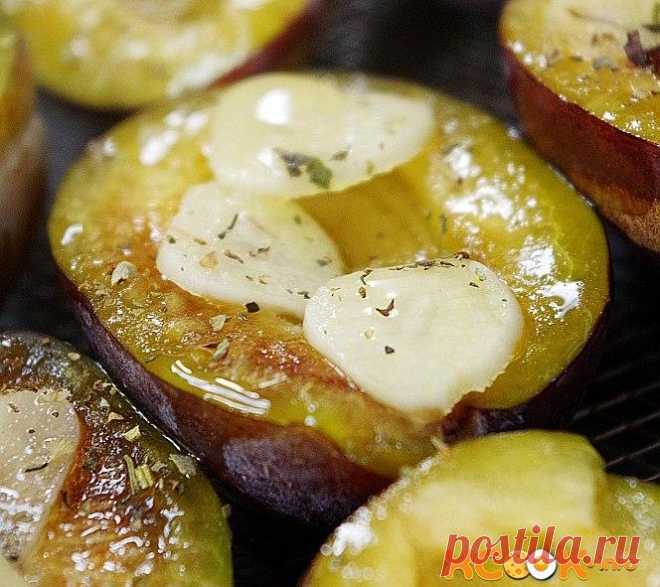 Соленые сливы на зиму – фото рецепт приготовления с чесноком