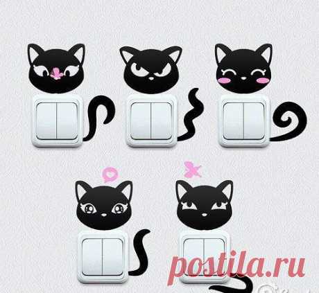 Интересный дизайн выключателей