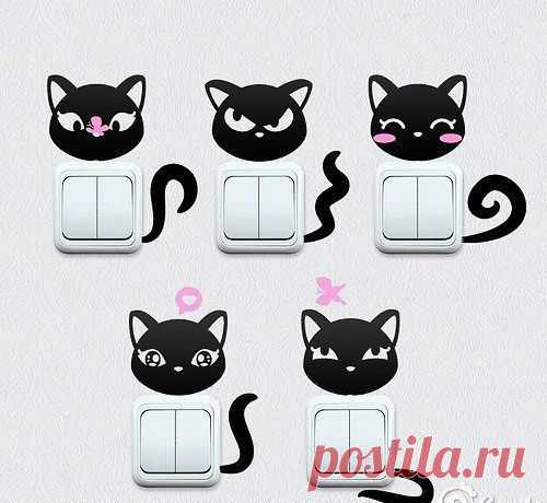 Интересный дизайн выключателей