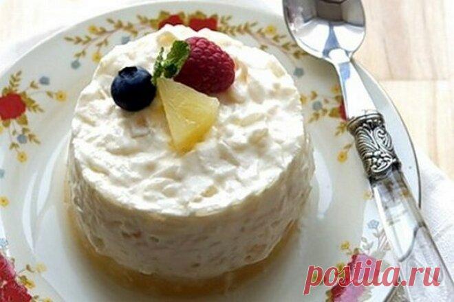 Протеиновый рисовый пудинг