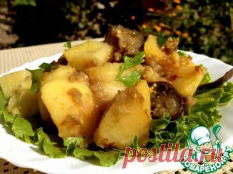 Гарнир из картофеля и баклажанов - кулинарный рецепт
