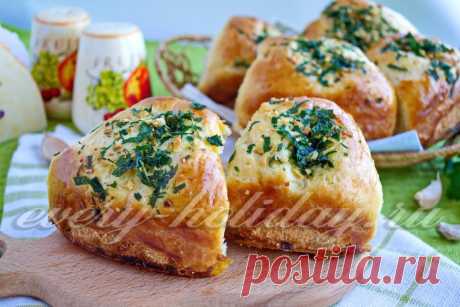 Чесночные булочки.